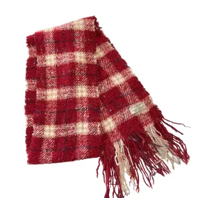 Burberry Plaid Wool Blend Scarf