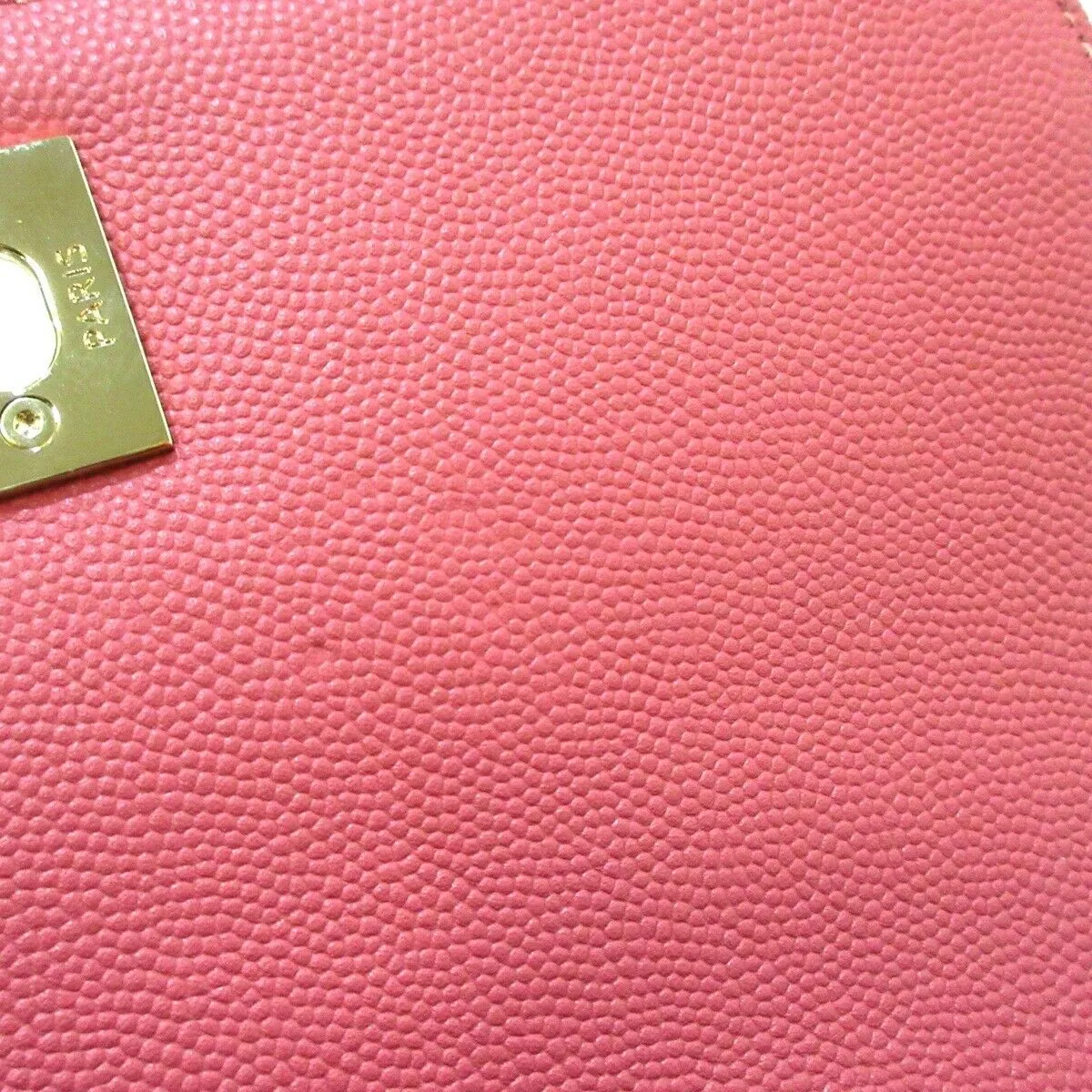 Business Affinity Small Flap Pink GHW