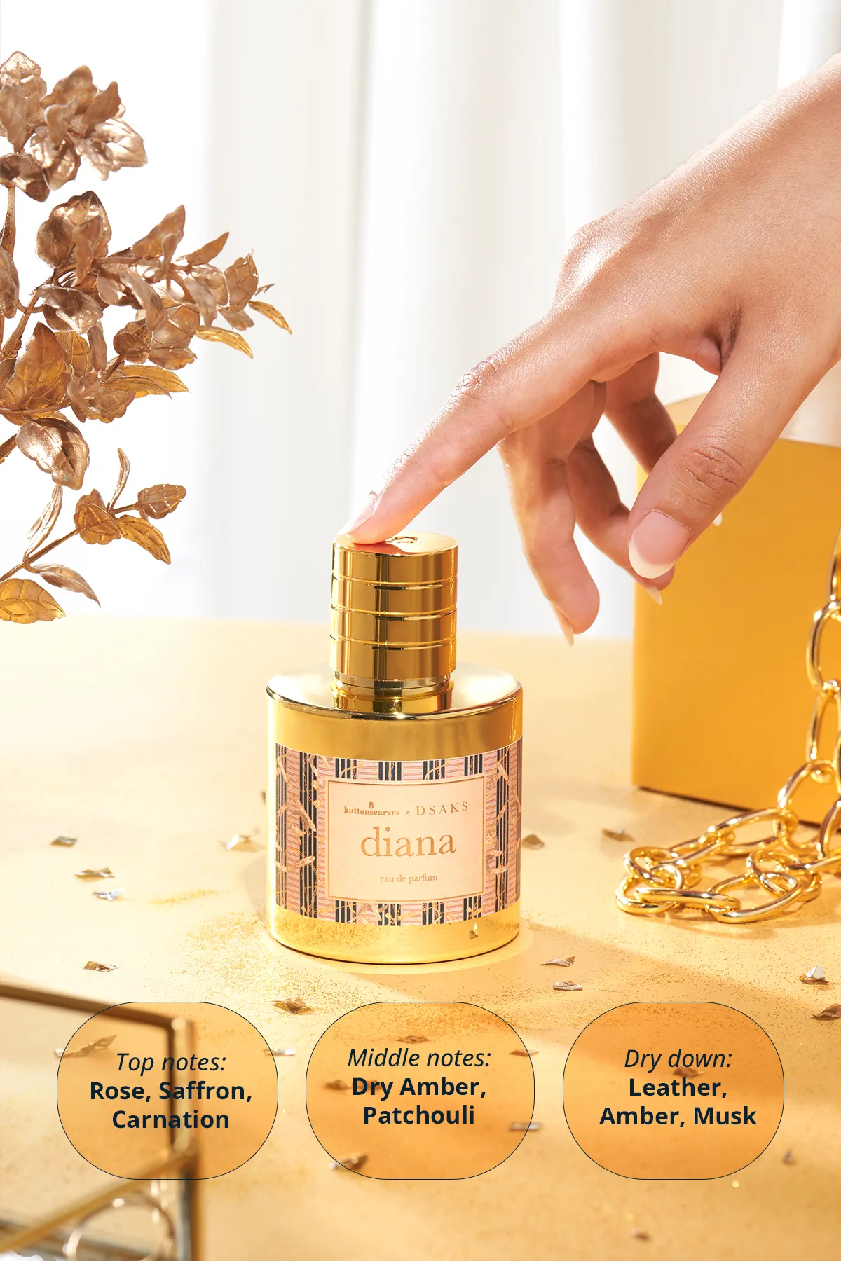 Buttonscarves x Dsaks - Diana Eau De Perfume 85ml