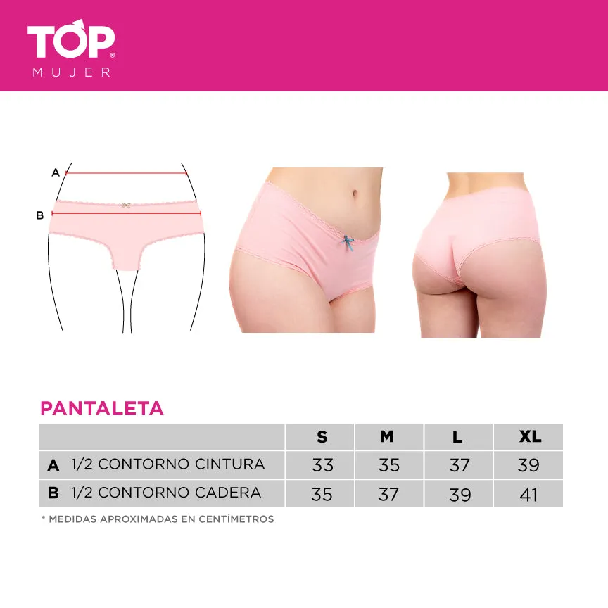 Calzón Pantaletas Algodón Pack 3 C4