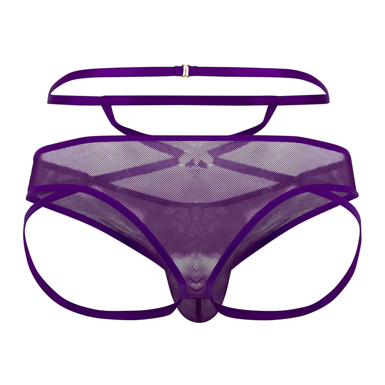 CandyMan 99640 Mesh Thongs Color Purple