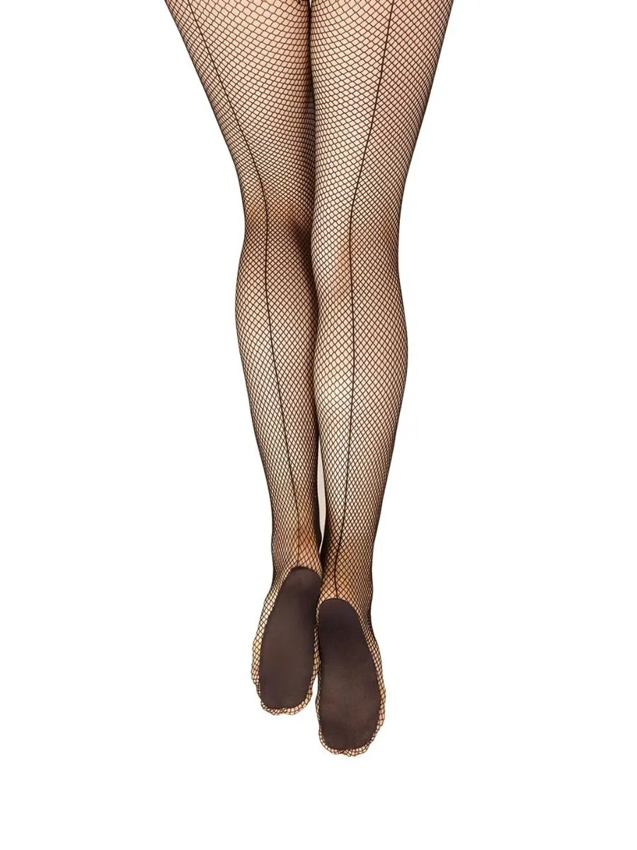 Capezio Professional Fishnet Tights with Backseam