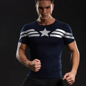 Captain America Compression Shirt for Men