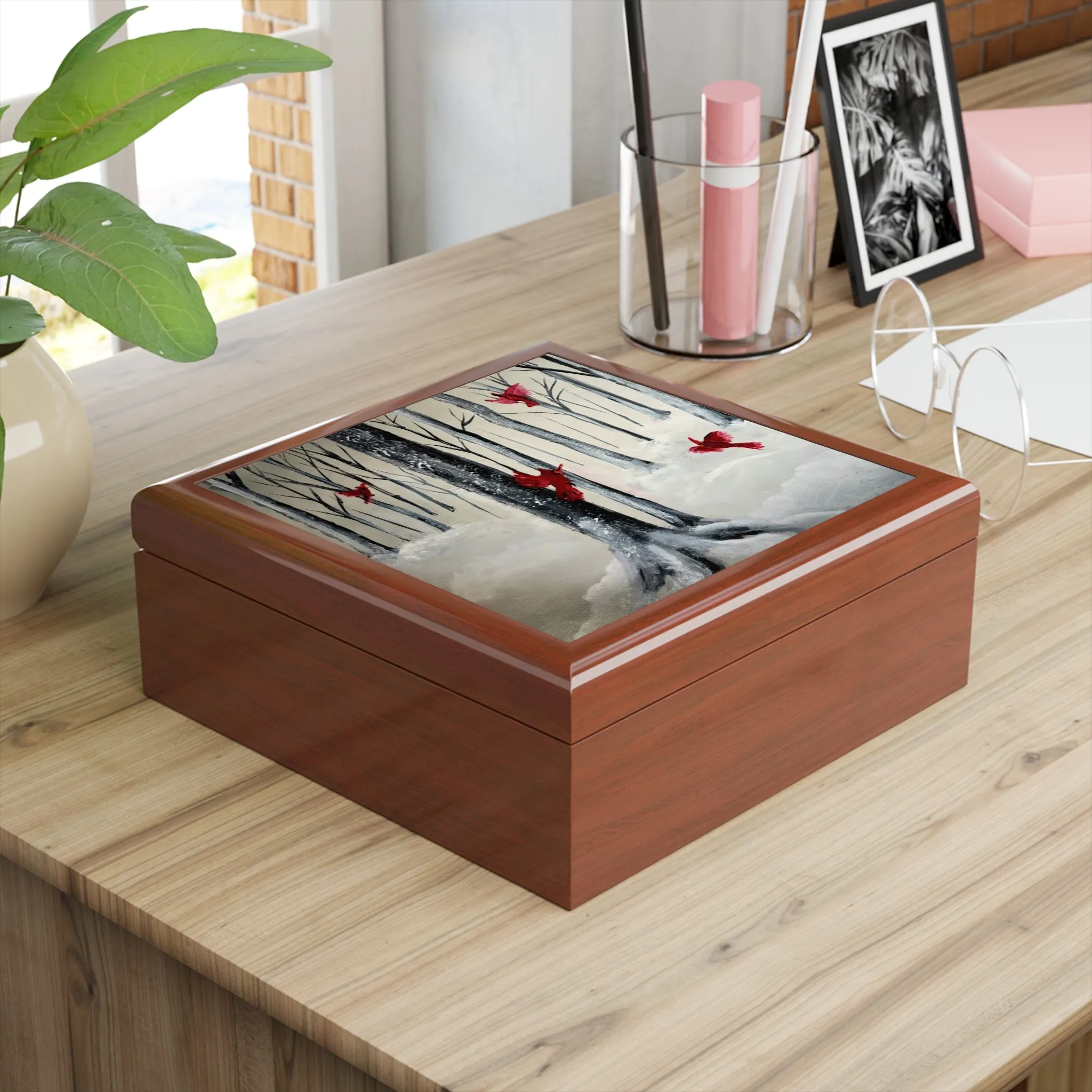 Cardinal Jewelry Box