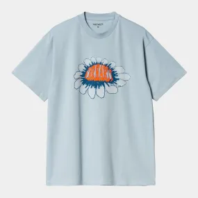 Carhartt WIP - Pixel Flower T-Shirt - Frosted Blue