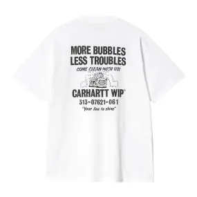 Carhartt WIP S/S Less Troubles T-Shirt White/Black