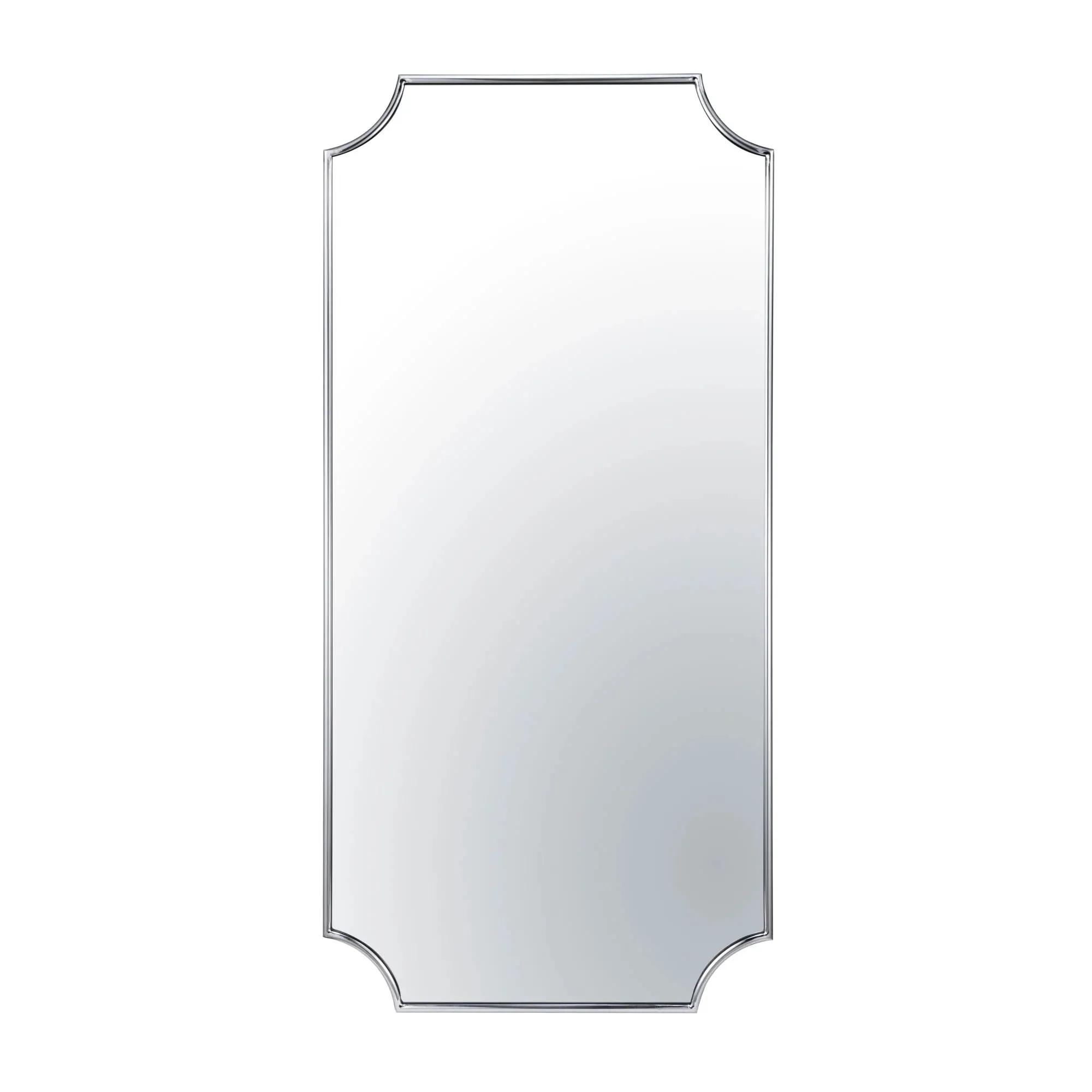 Carlton 431MI24CH 24x50 Beaded Frame Mirror - Chrome