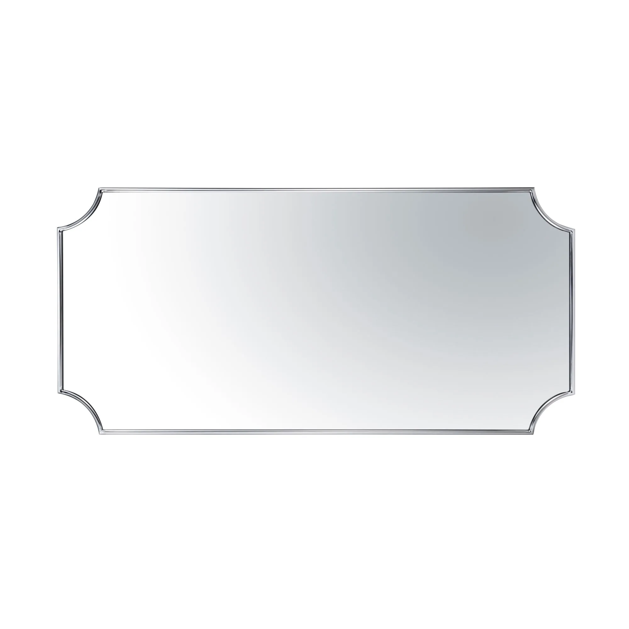 Carlton 431MI24CH 24x50 Beaded Frame Mirror - Chrome