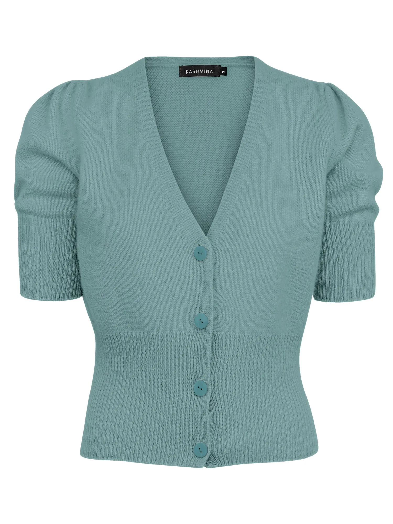 Cashmere cardigan "Grace" - arctic