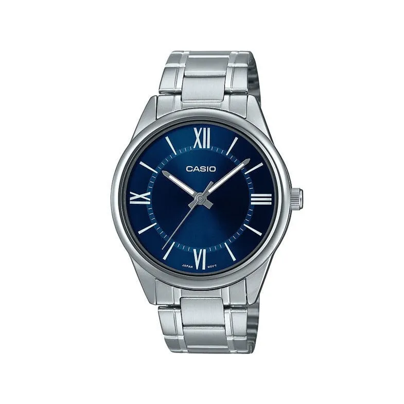 Casio Standard Analog Blue Dial Men’s Watch | MTP-V005D-2B5UDF