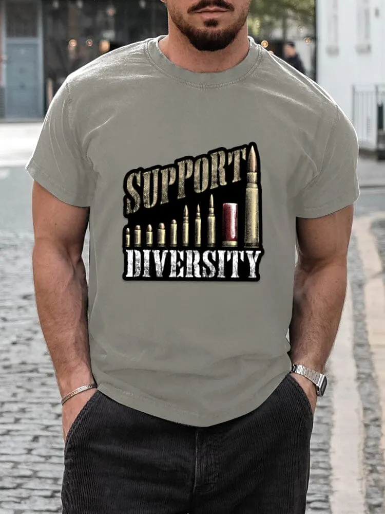 Casual Diversity Graphic T-Shirt