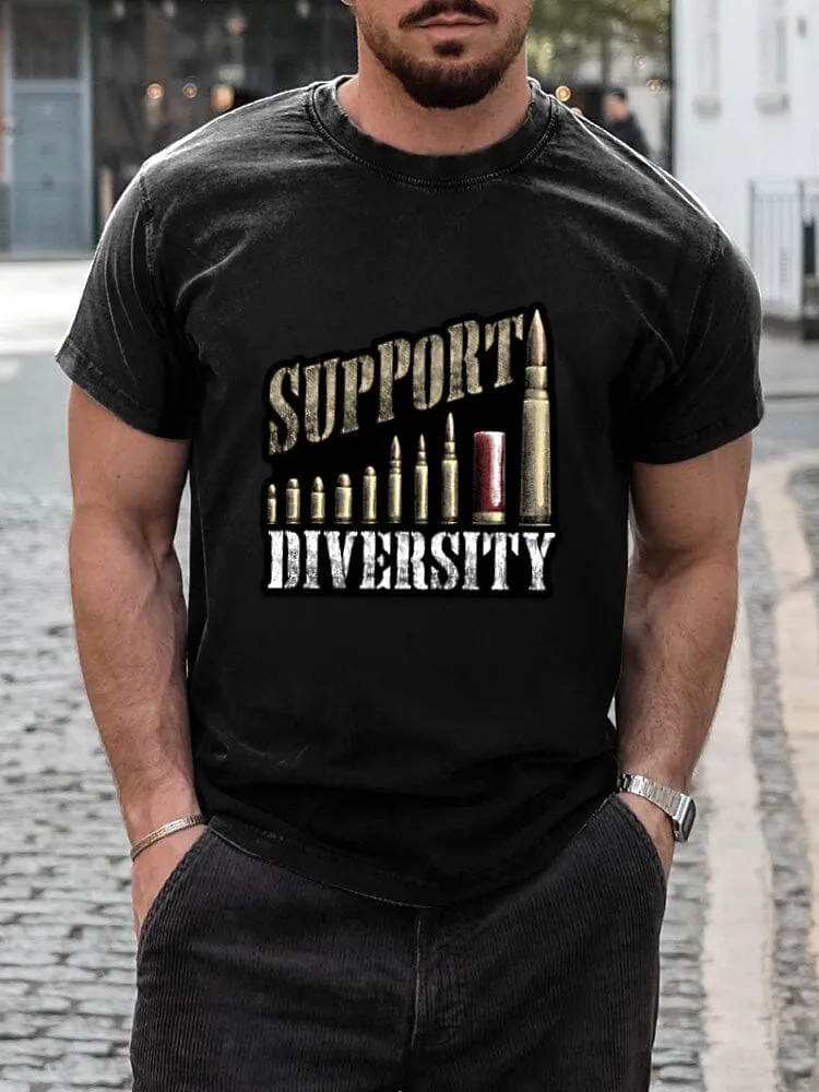 Casual Diversity Graphic T-Shirt