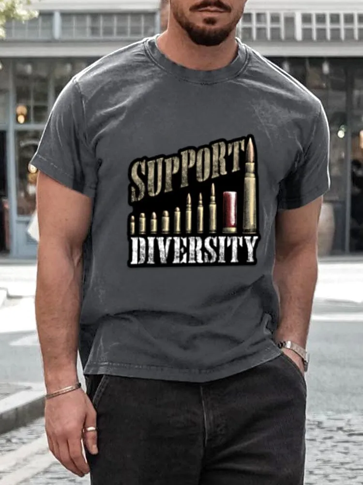 Casual Diversity Graphic T-Shirt