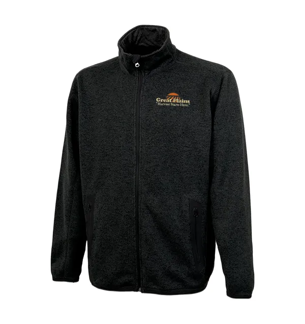 Charles River Men's Heathered Fleece Jacket