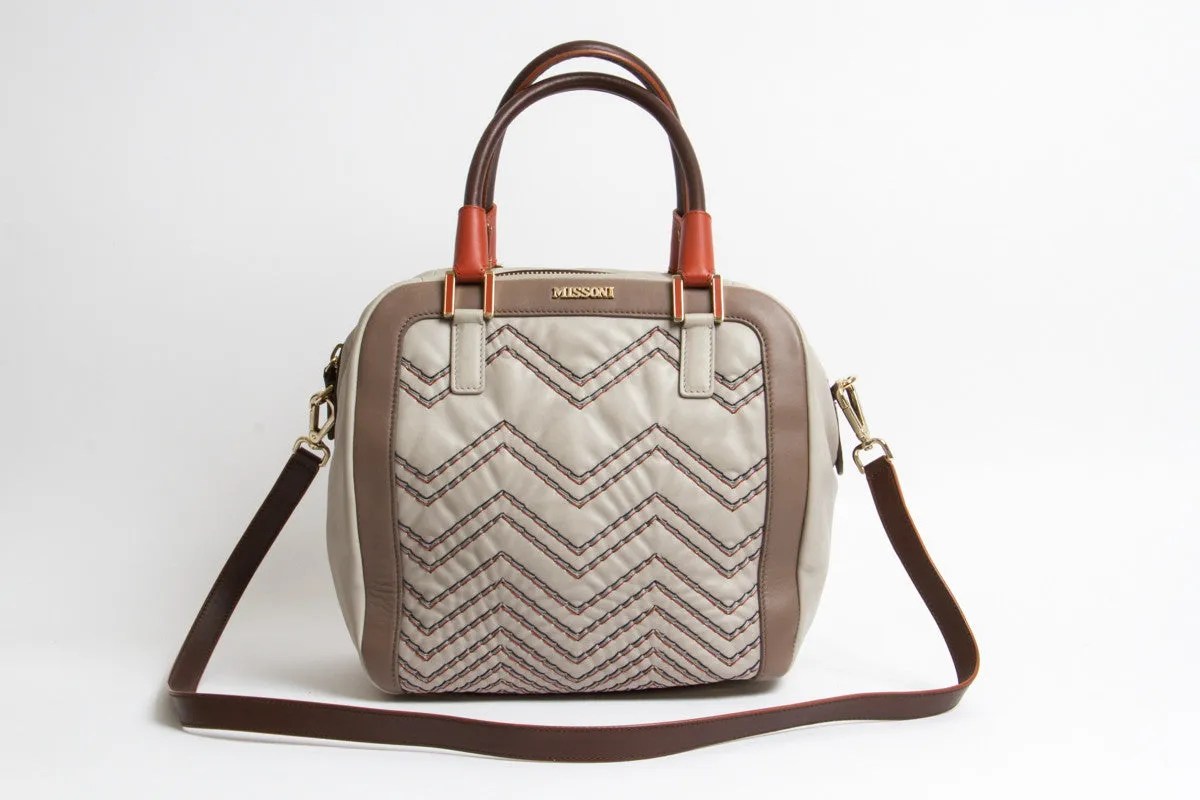 CHEVRON PRINT PURSE