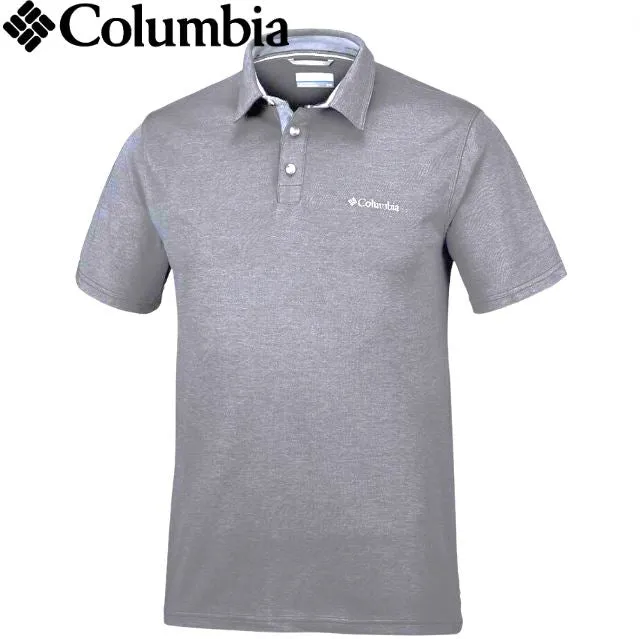 Columbia Nelson Point Light Grey Polo Grey