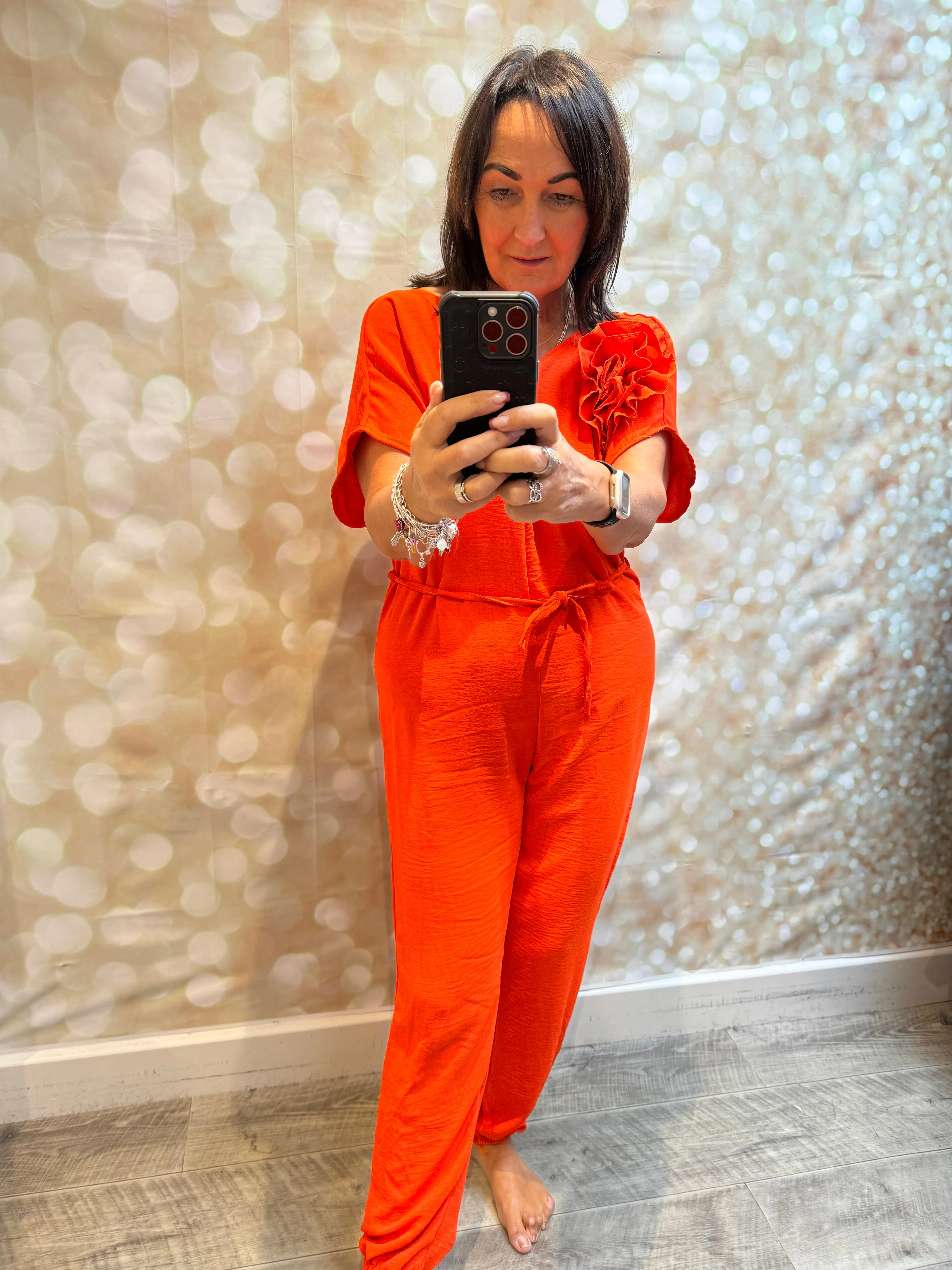 Corsage jumpsuit