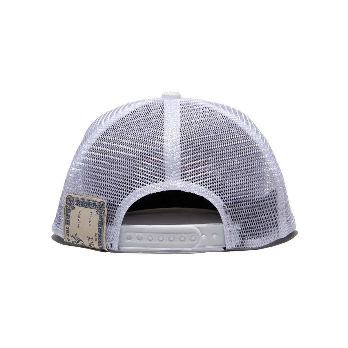 COTTON MESH CAP - White