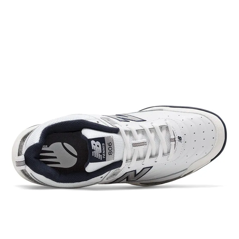 Court 806 - White with Navy - Men's