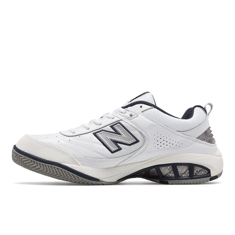 Court 806 - White with Navy - Men's