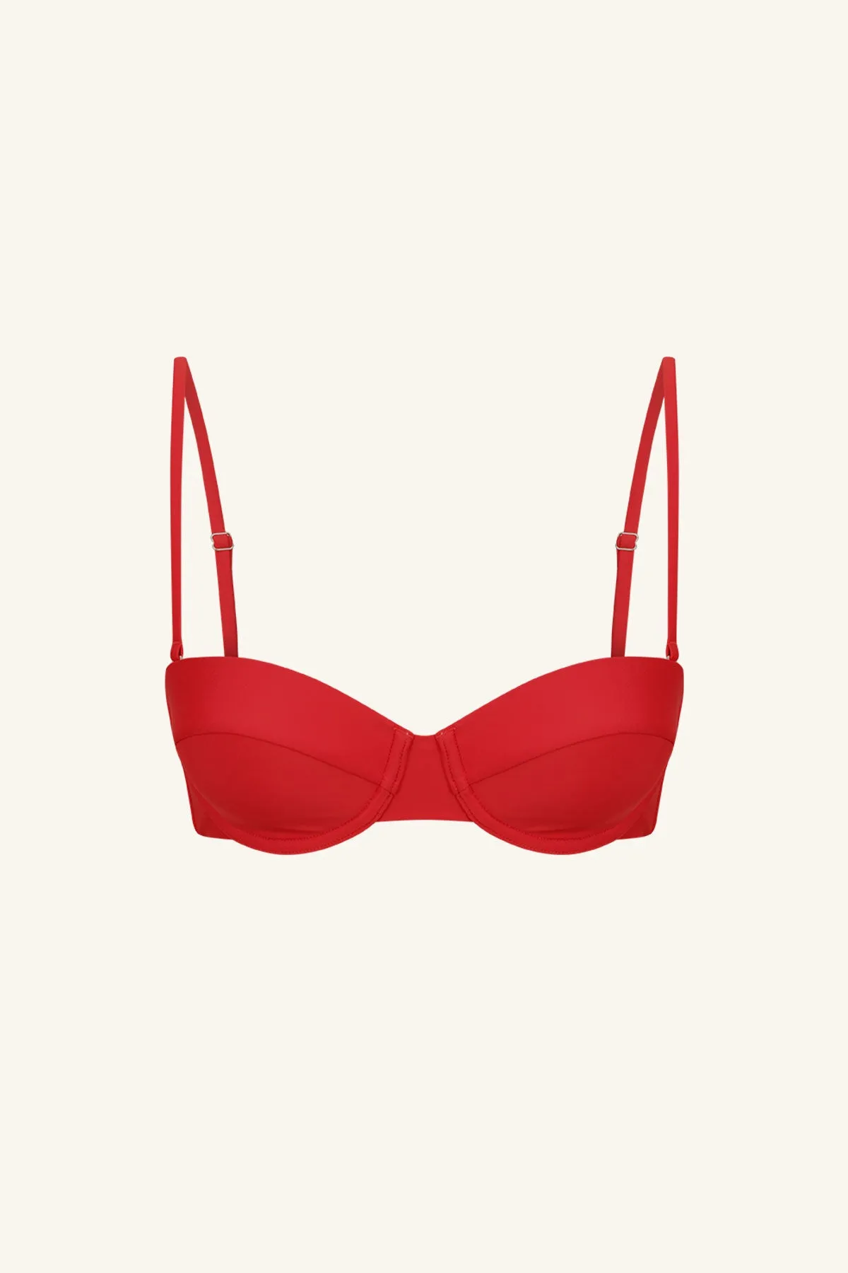 DAIQUIRI BALCONETTE TOP - SAILOR RED