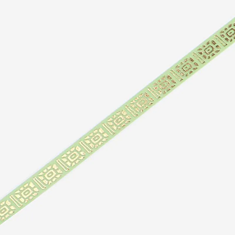 (DC) BGM Green Pattern Masking Tape