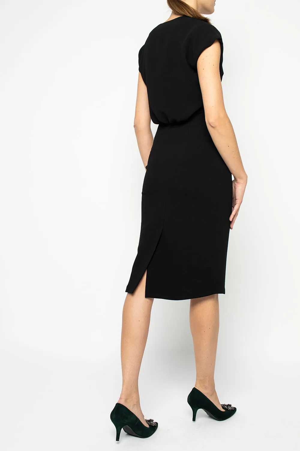 DEGENIA LITTLE BLACK DRESS WITH LOOSE BACK DETAIL