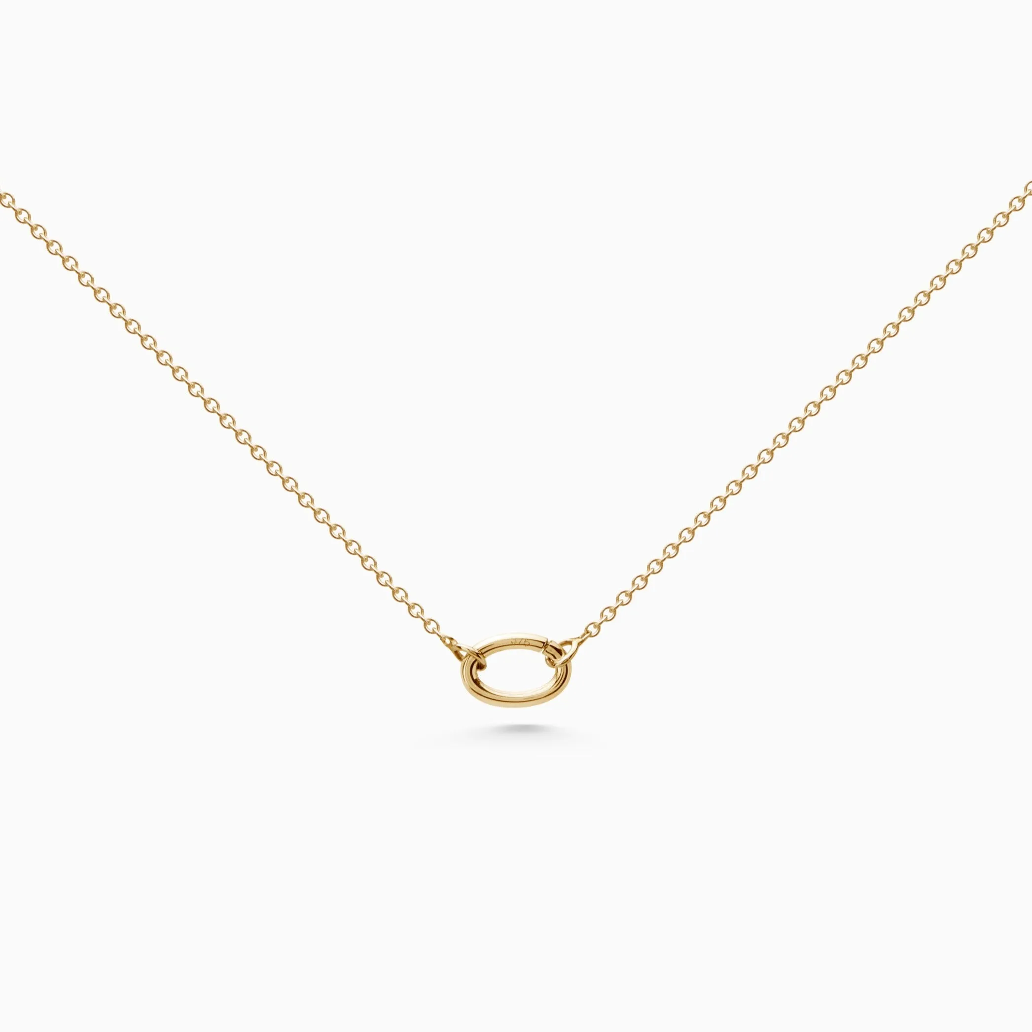 Delicate Hinge Link Necklace | Gold