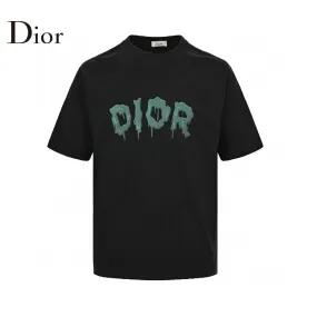 Dior Dripping Logo T-Shirt (Black)