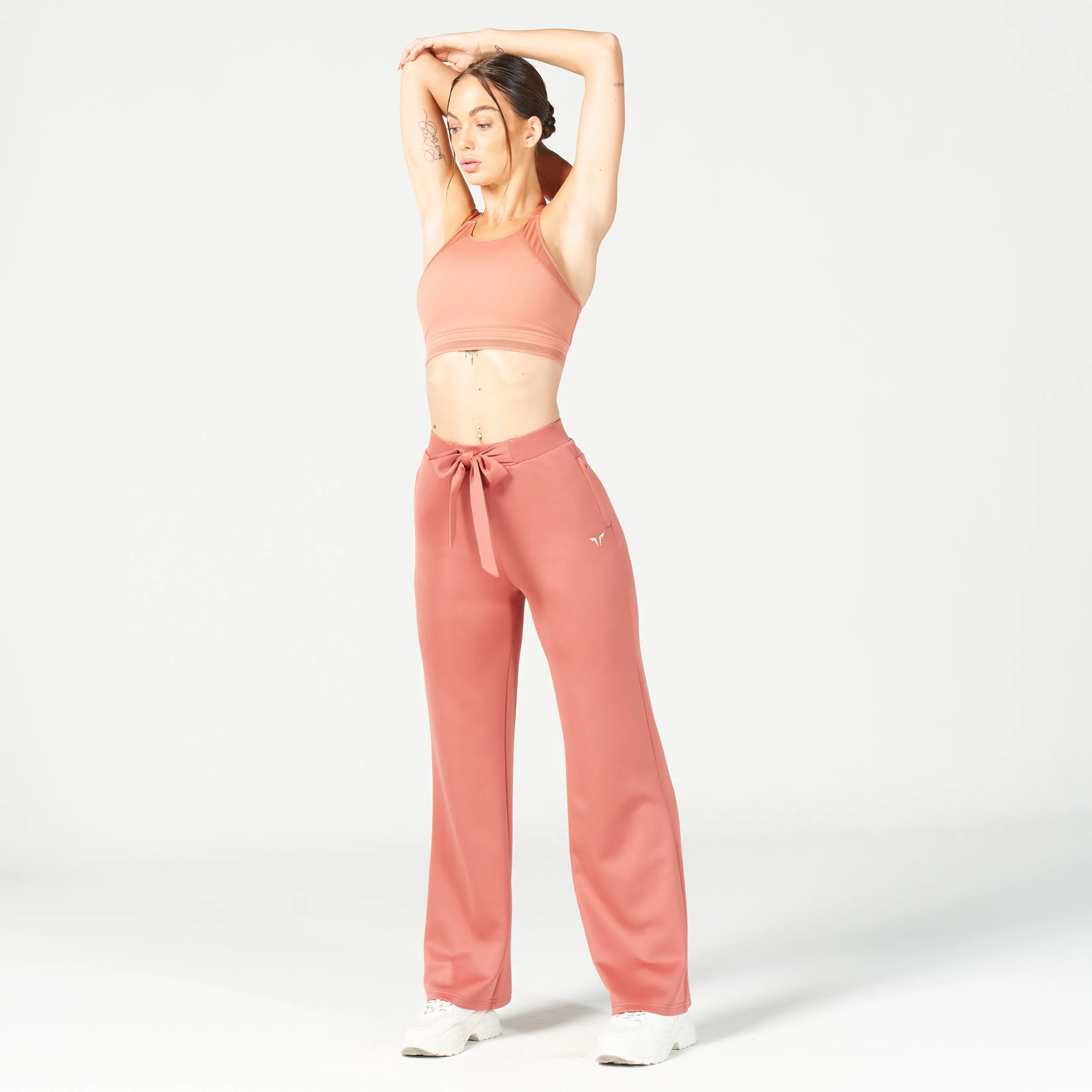 Do Knot Wide Leg Pants - Light Mahogany