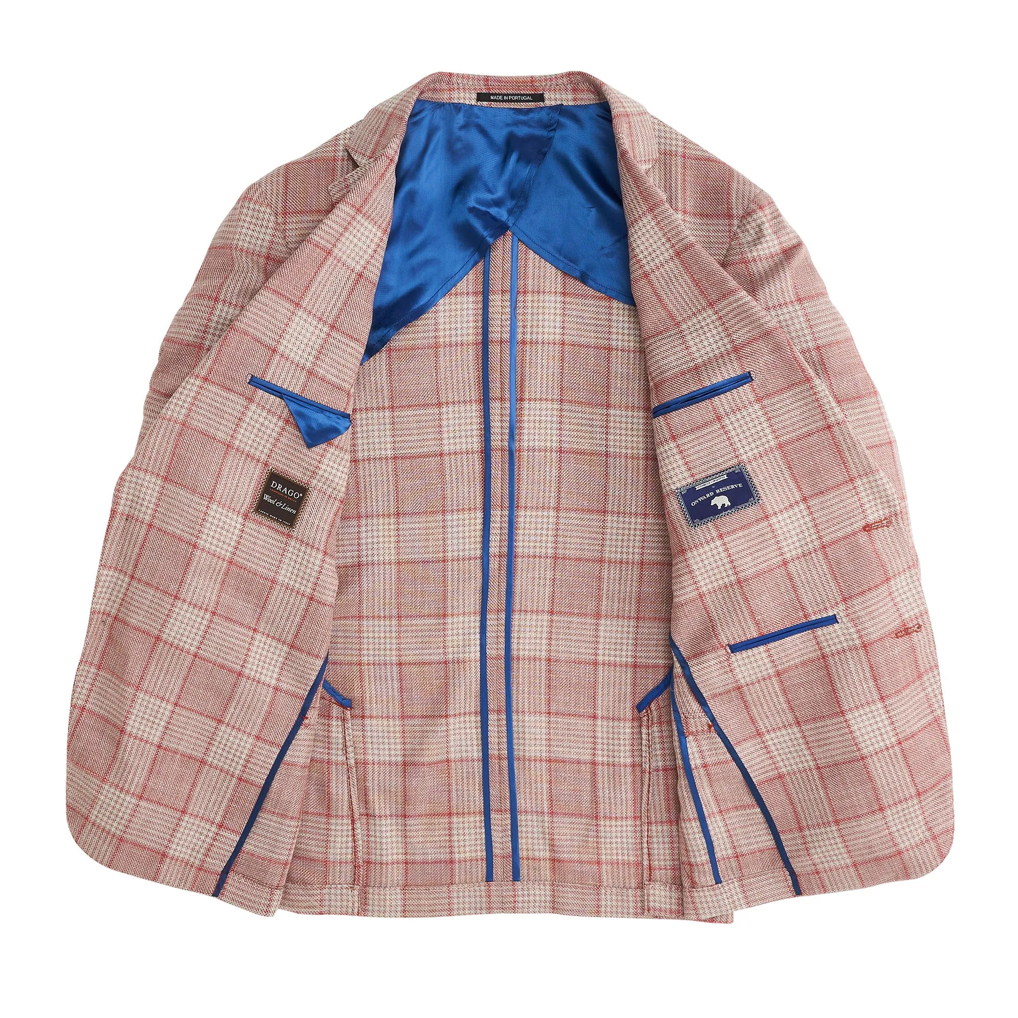 Drago Mineral Red Plaid Sport Coat