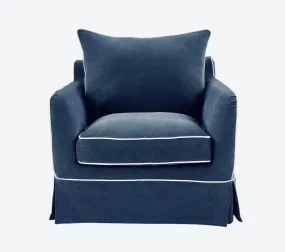 East Hampton Navy Armchair