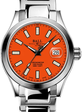 Engineer III Marvelight Chronometer Orange Ref. NM9026C-S39CJ-OR - 904L Steel