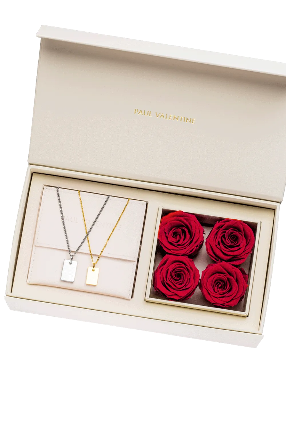 Engravable Matching Rose Box Gold Silver