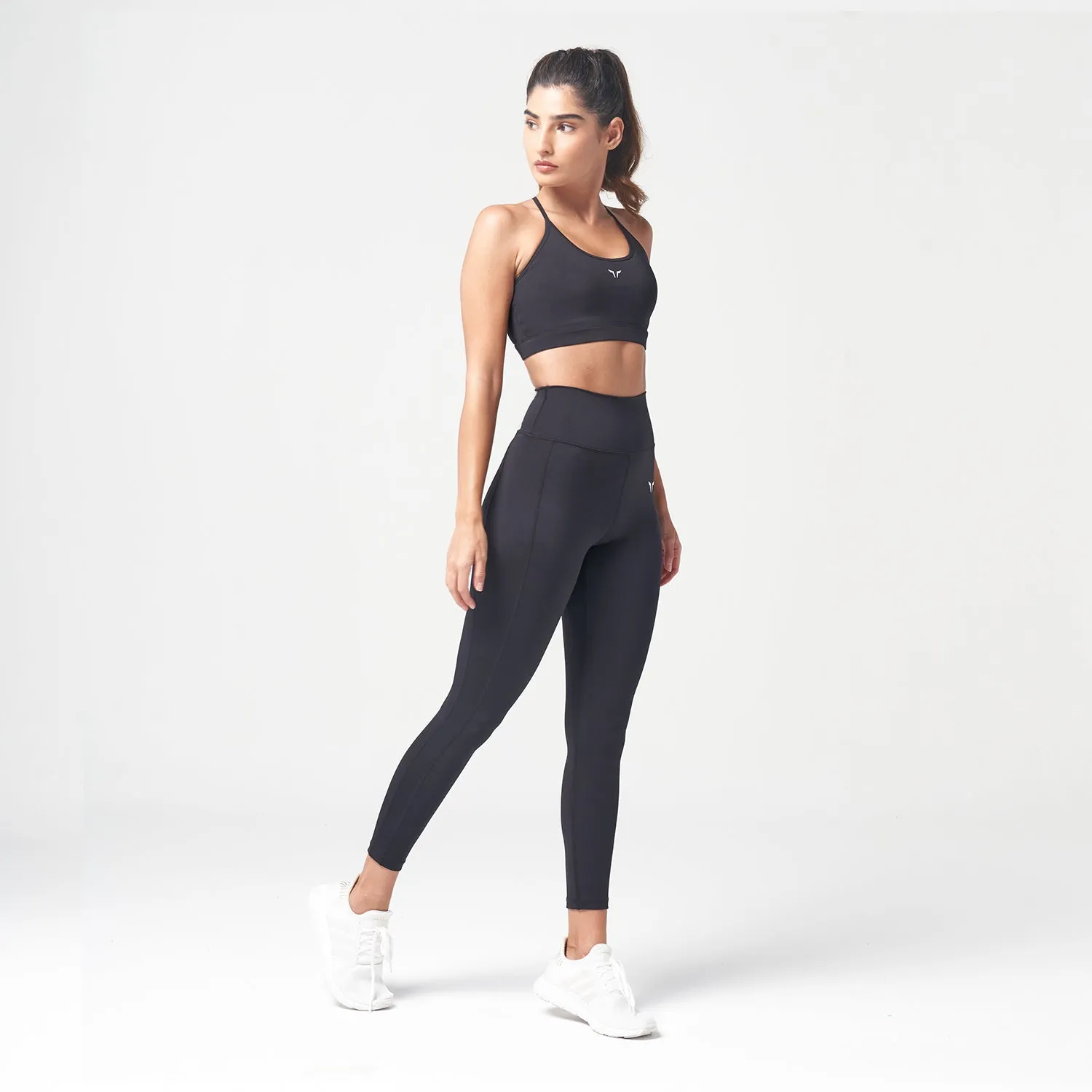 Essential Cropped Leggings 24" - Black