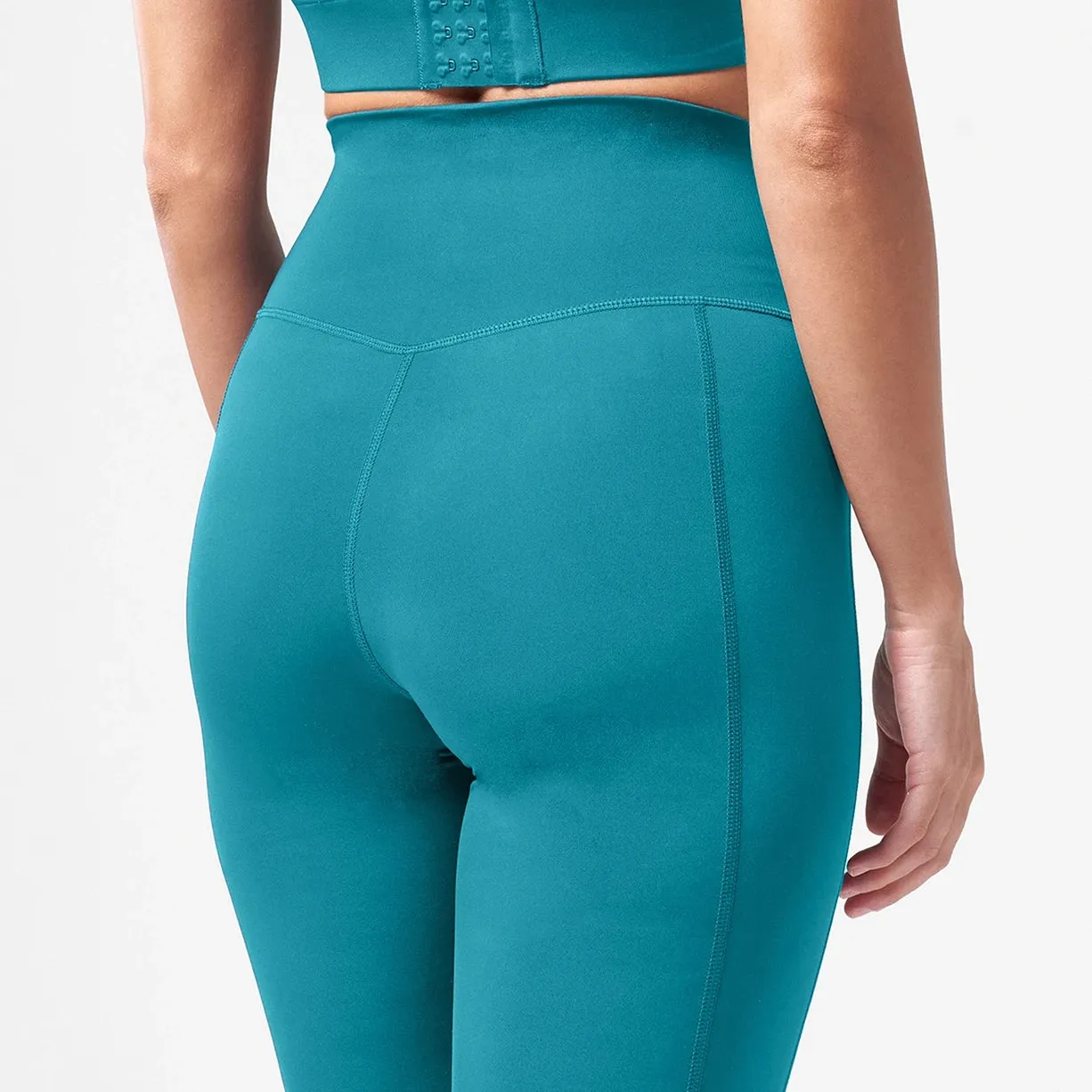 Essential Cropped Leggings 24" - Deep Lagoon