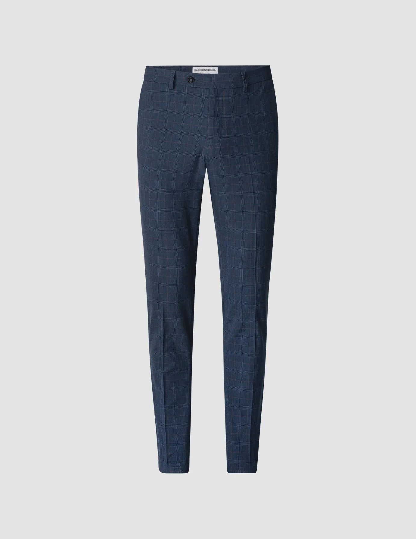 Essential Suit Pants Regular Royal Blue Check