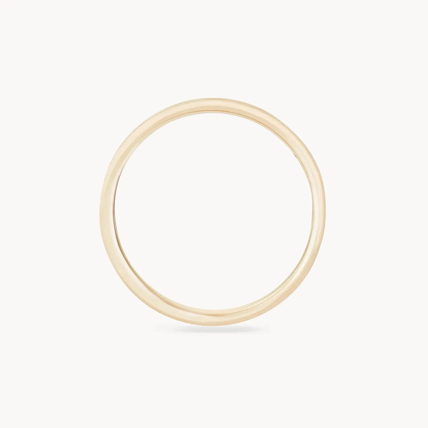 Everlast band brushed - 14k yellow gold, brushed