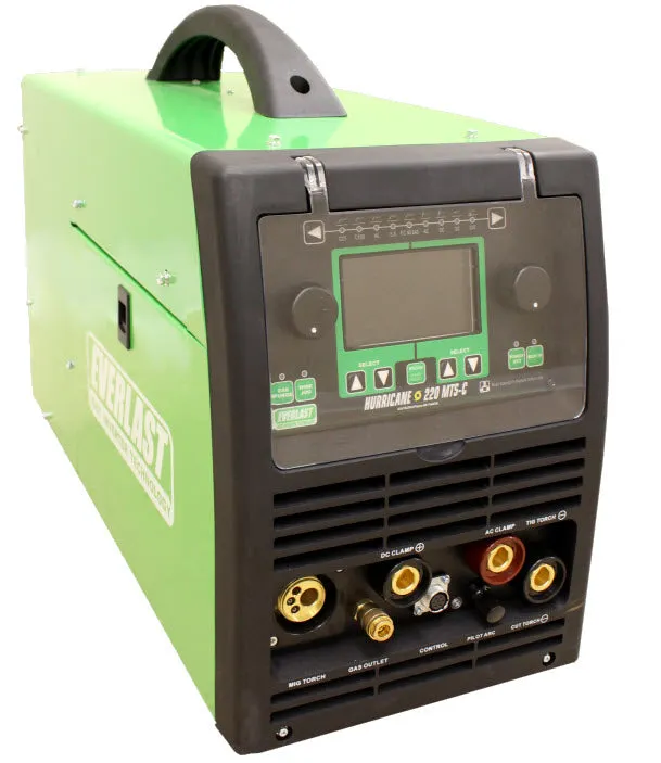 Everlast HURRICANE MTS 220-C MIG/TIG/Stick Welder & Plasma Cutter EV-HRCN-220