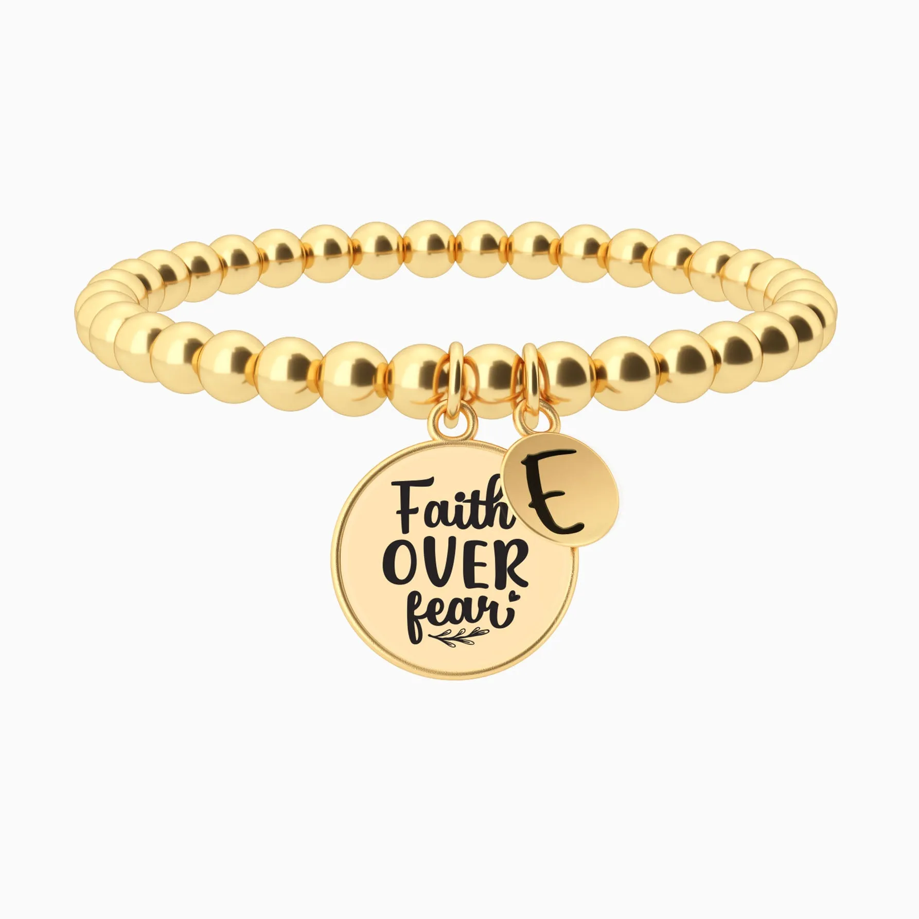 Faith Over Fear - Beaded Bracelet