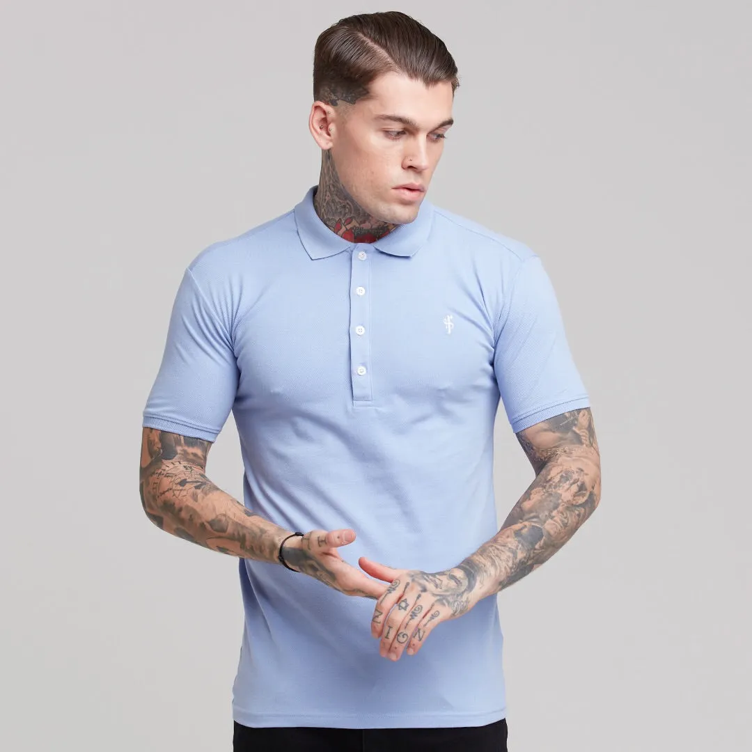 Father Sons Cornflower Blue Polo Shirt - FSH245