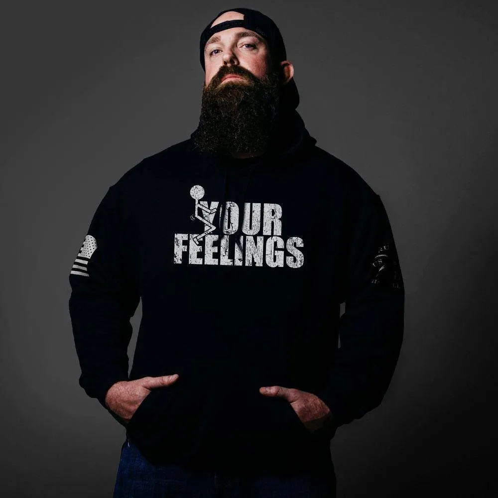 F*ck Your Feelings Hoodie - Black