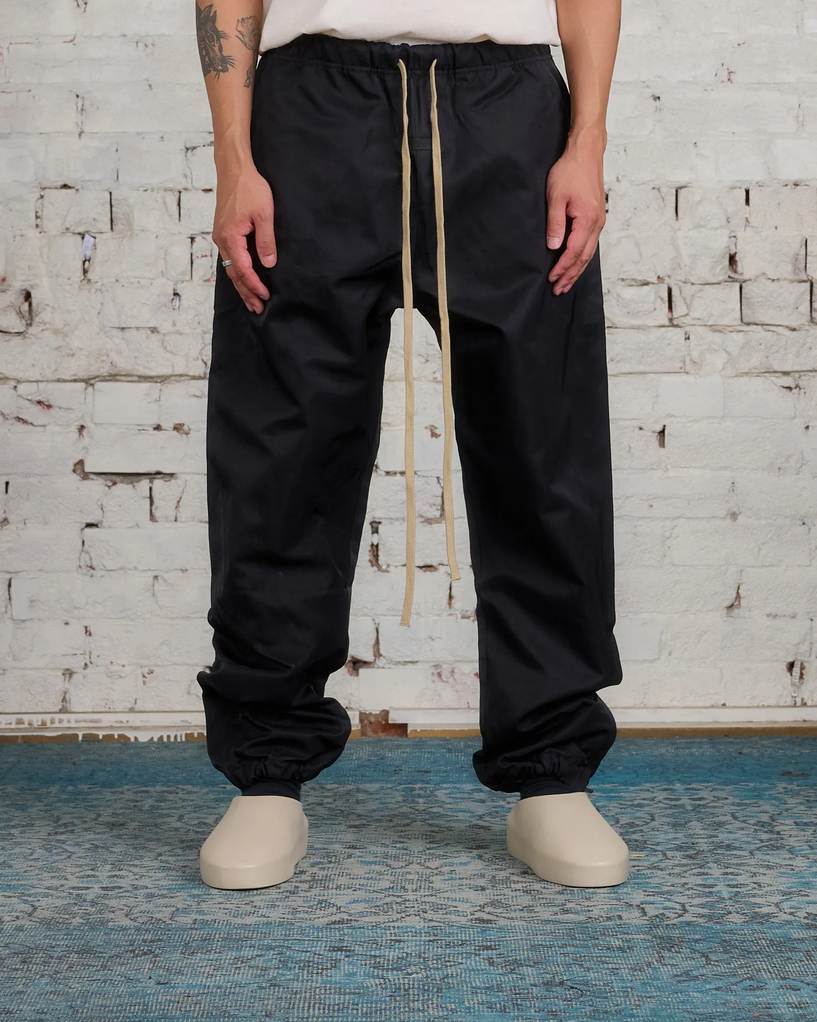 Fear of God Essentials Textured Nylon Track Pant Black