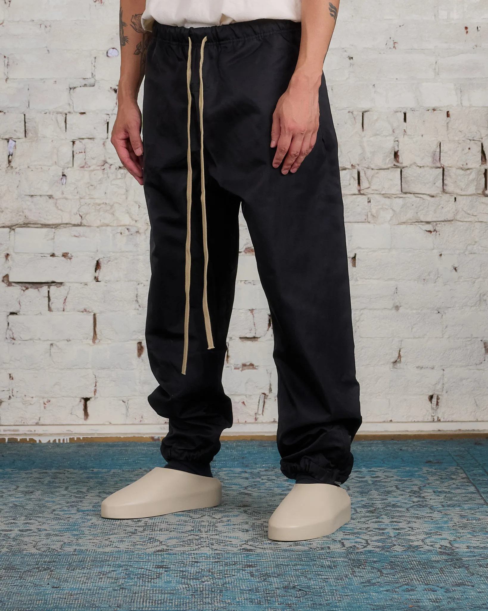 Fear of God Essentials Textured Nylon Track Pant Black