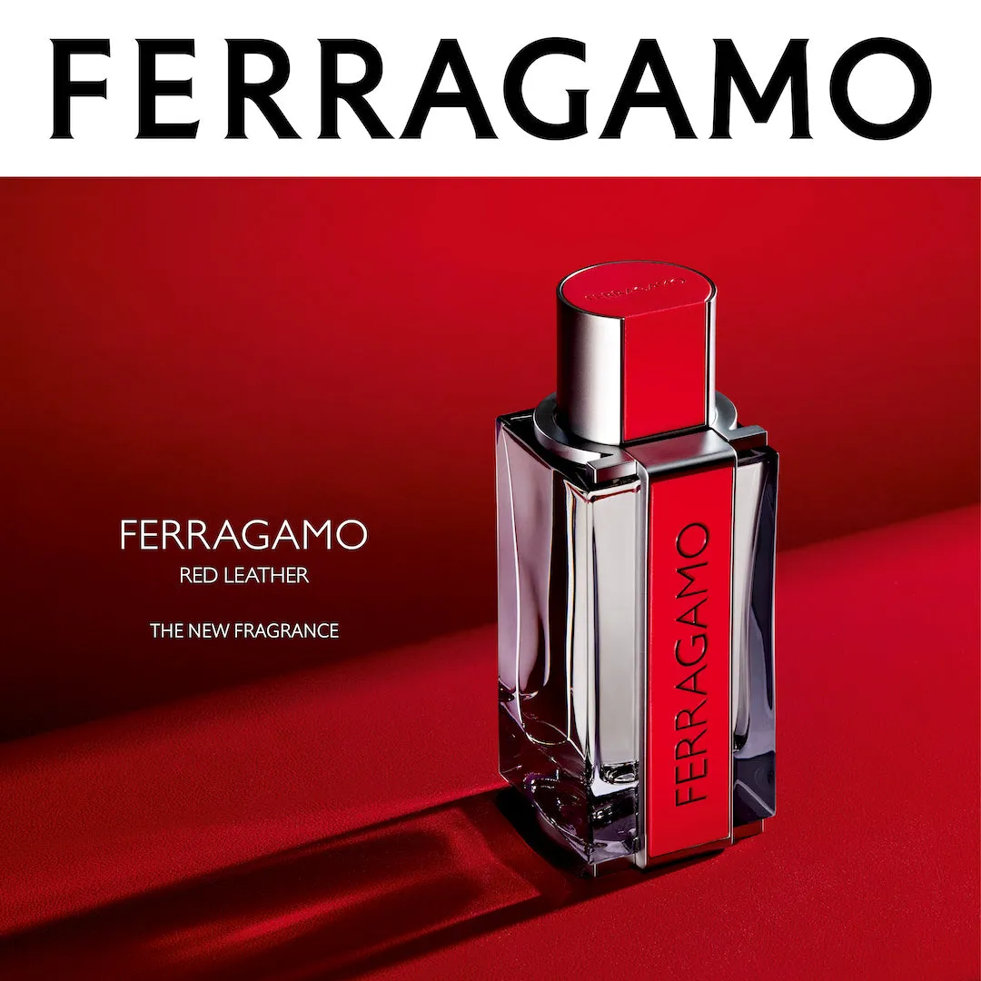 Ferragamo Red Leather Men EDP