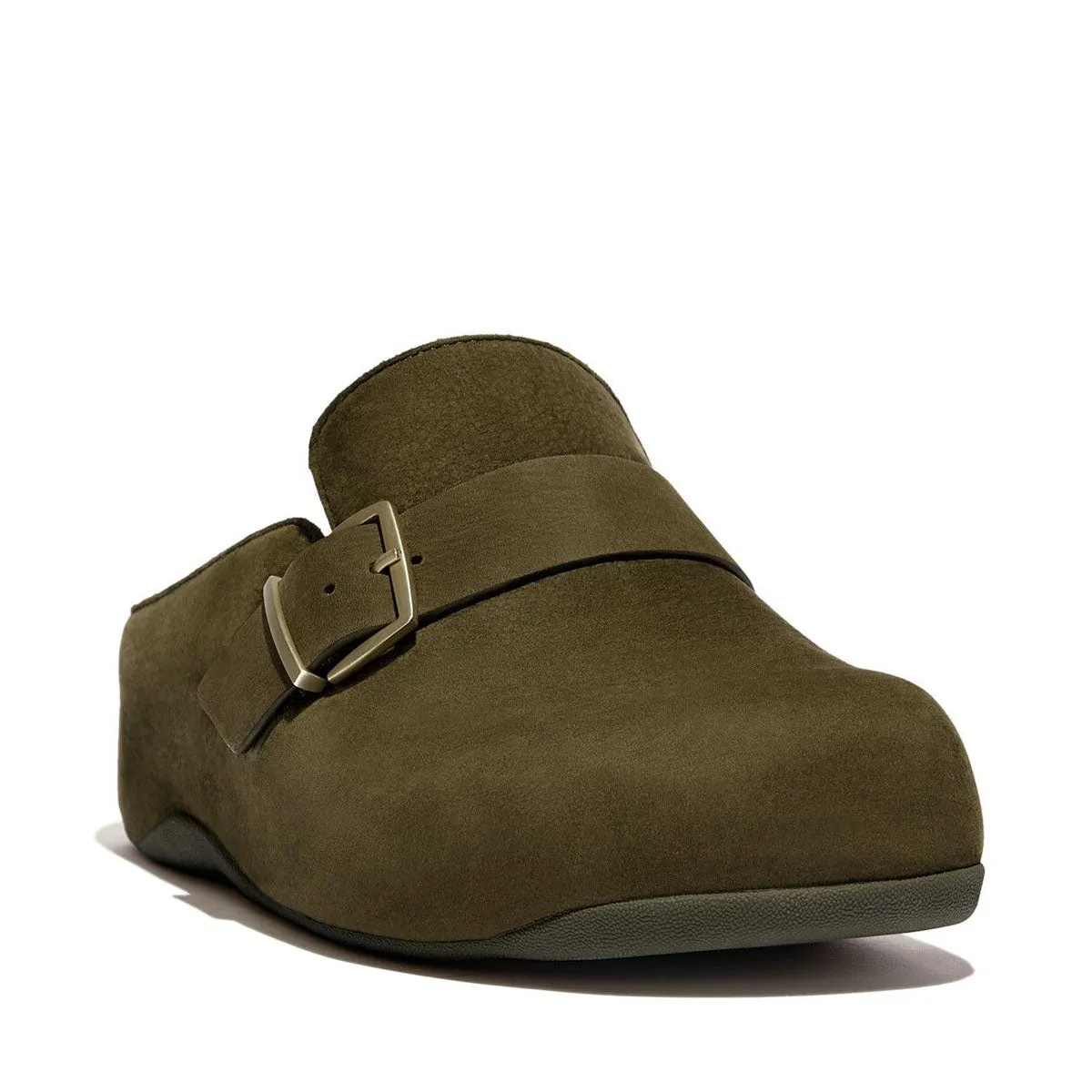 Fit-Flop Shuv Buckle-Strap Mossy        