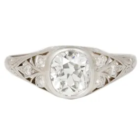 Fleur de Lis Diamond Ring