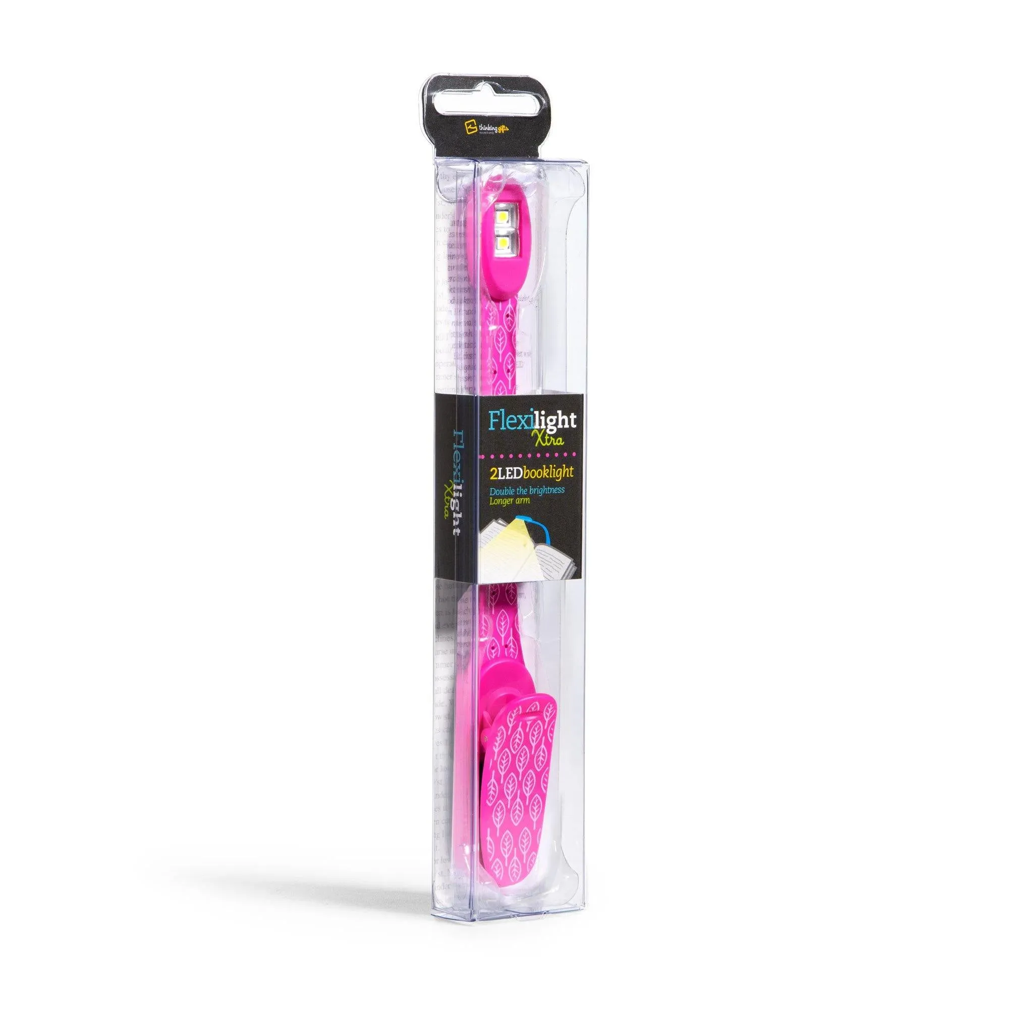 Flexilight Xtra Book Light (Pink Leaf)