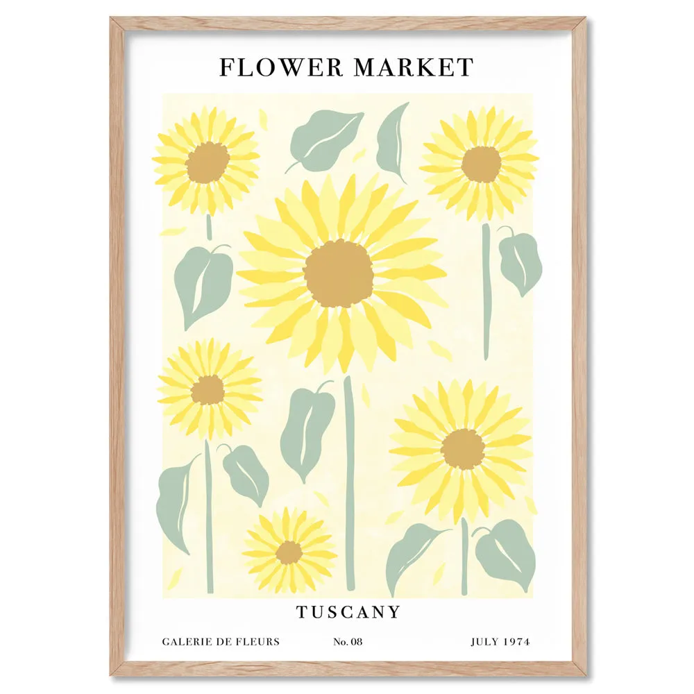 Flower Market | Tuscany - Art Print