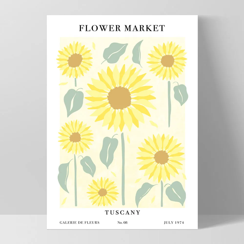 Flower Market | Tuscany - Art Print